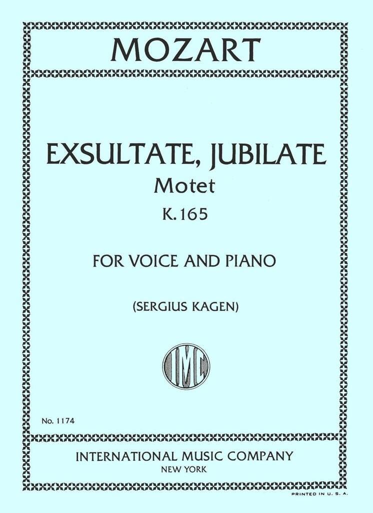 Exultate, Jubilate K. 165 (Kagen)